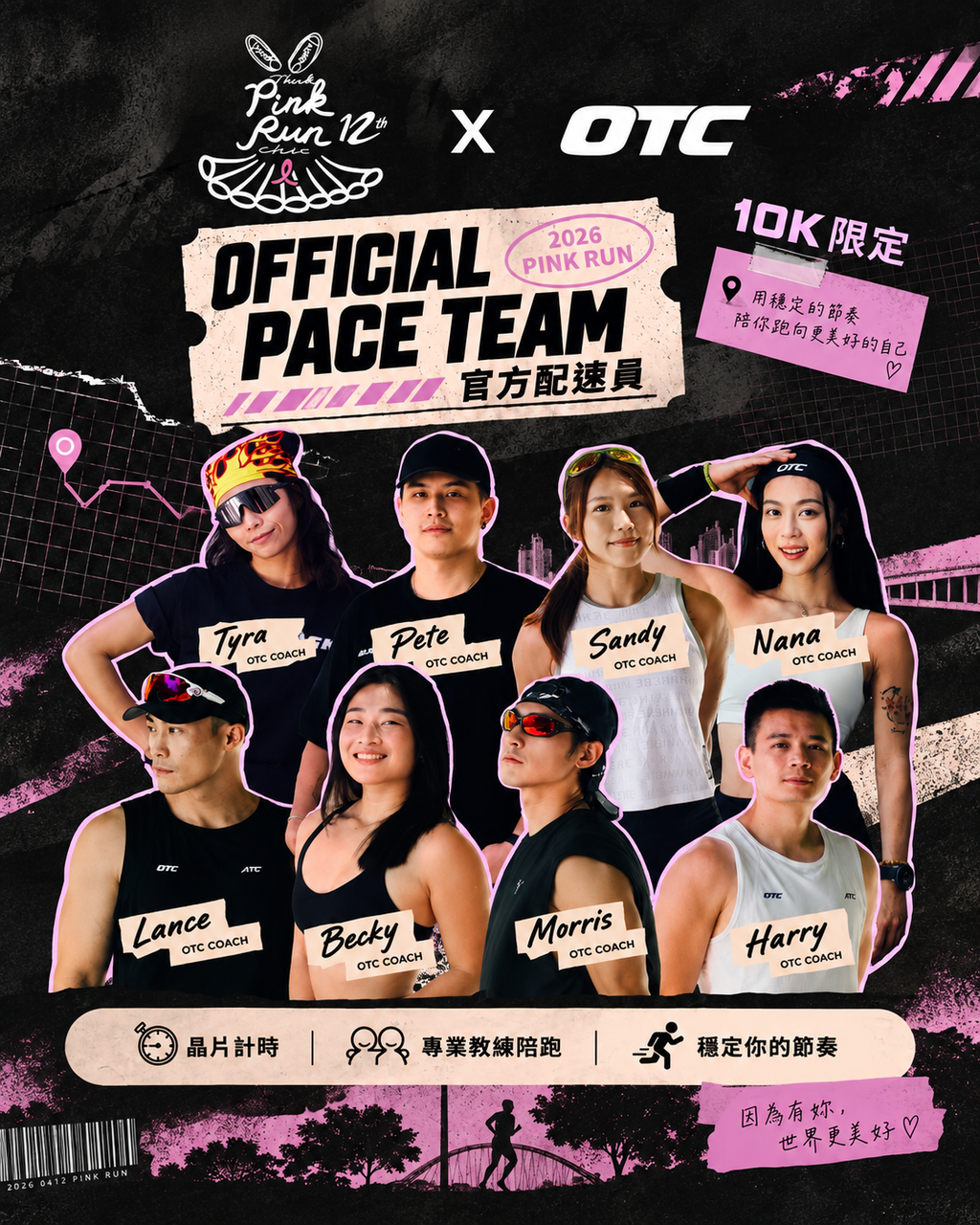 OTC × 《Marie Claire》 PINK RUN 公益路跑 10 K